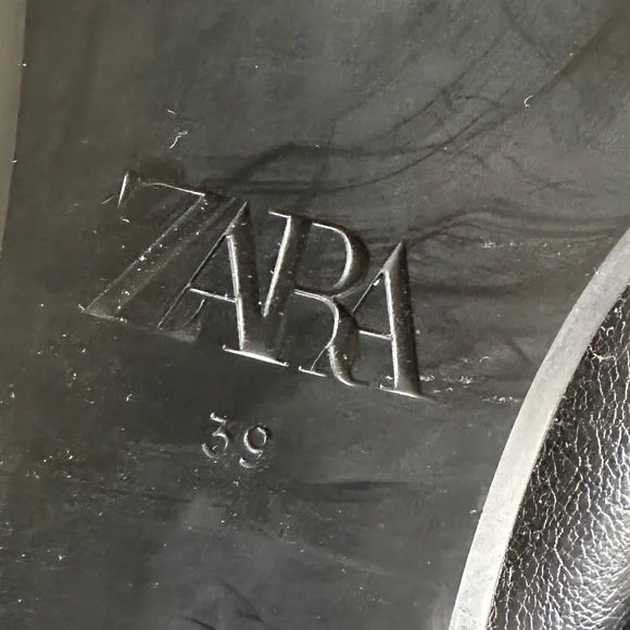 NWT Zara WIDE HEELED TOPSTITCHED BOOTS - Picture 11 of 15